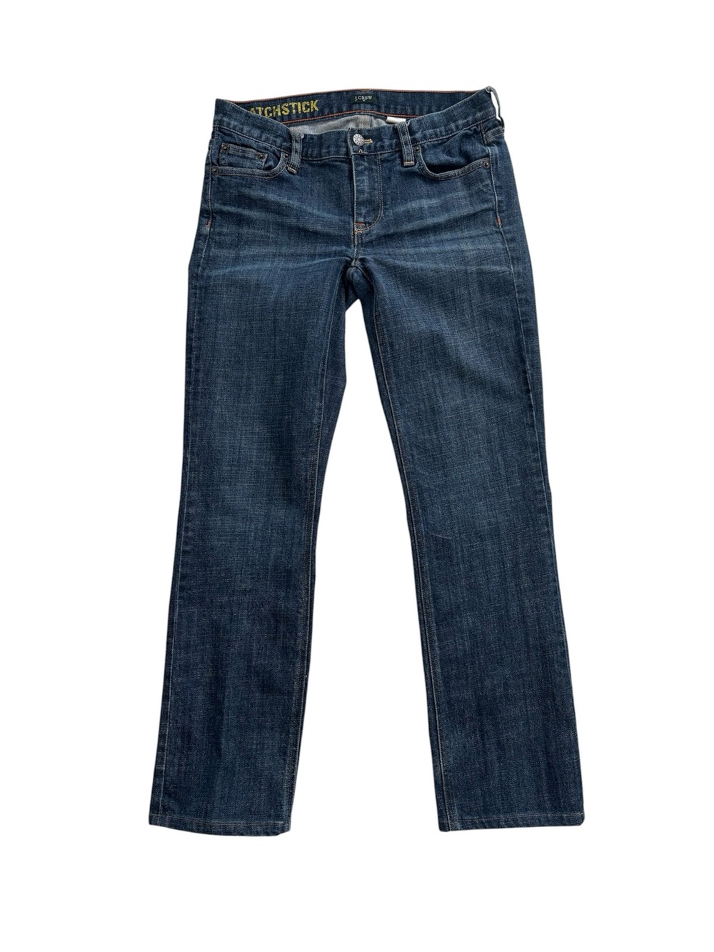 J. Crew Matchstick Women’s Medium Wash Blue Straight-Leg Jeans